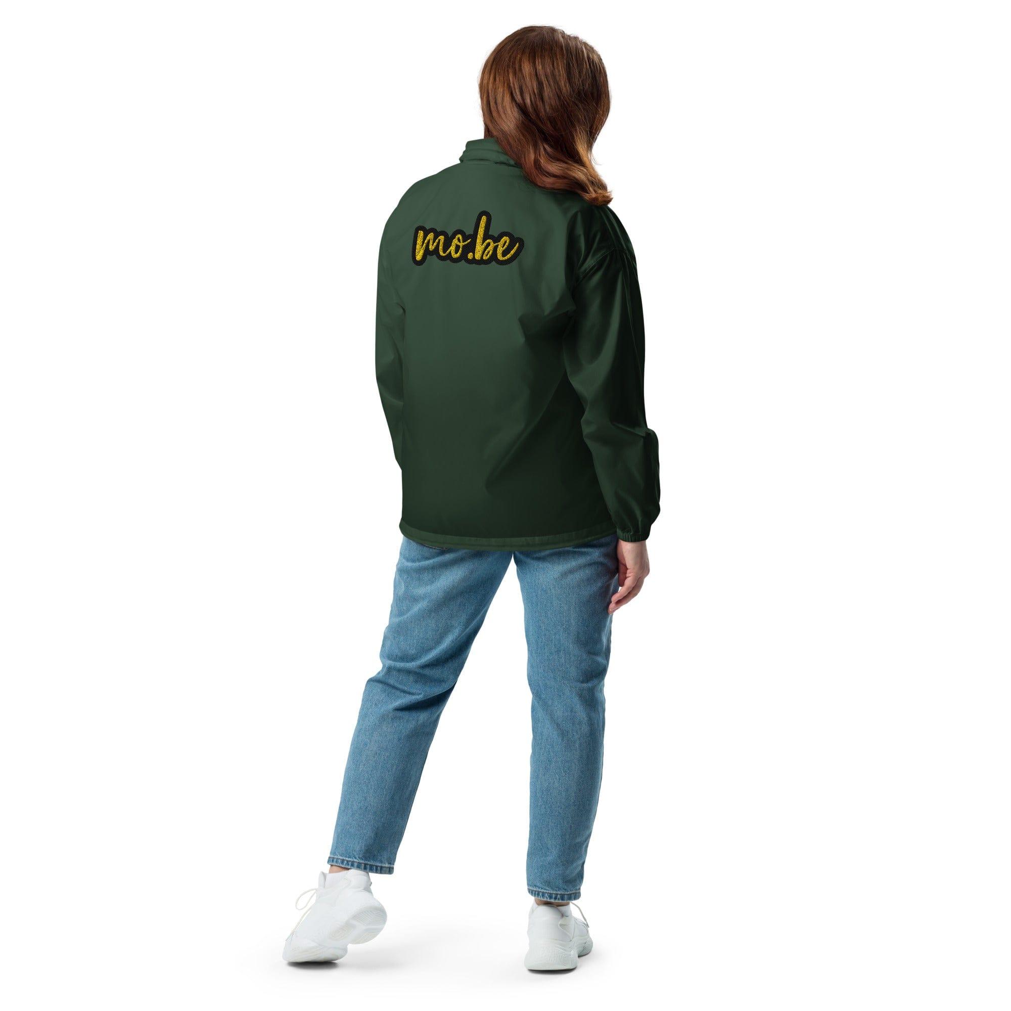 mo.be embroidered windbreaker - mo.be