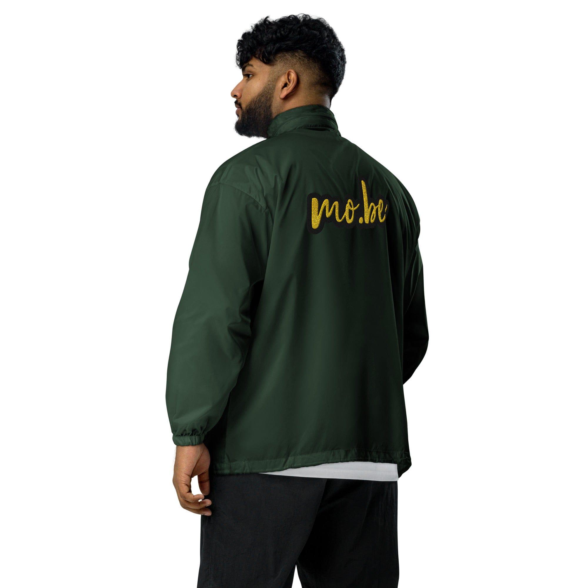 mo.be embroidered windbreaker - mo.be
