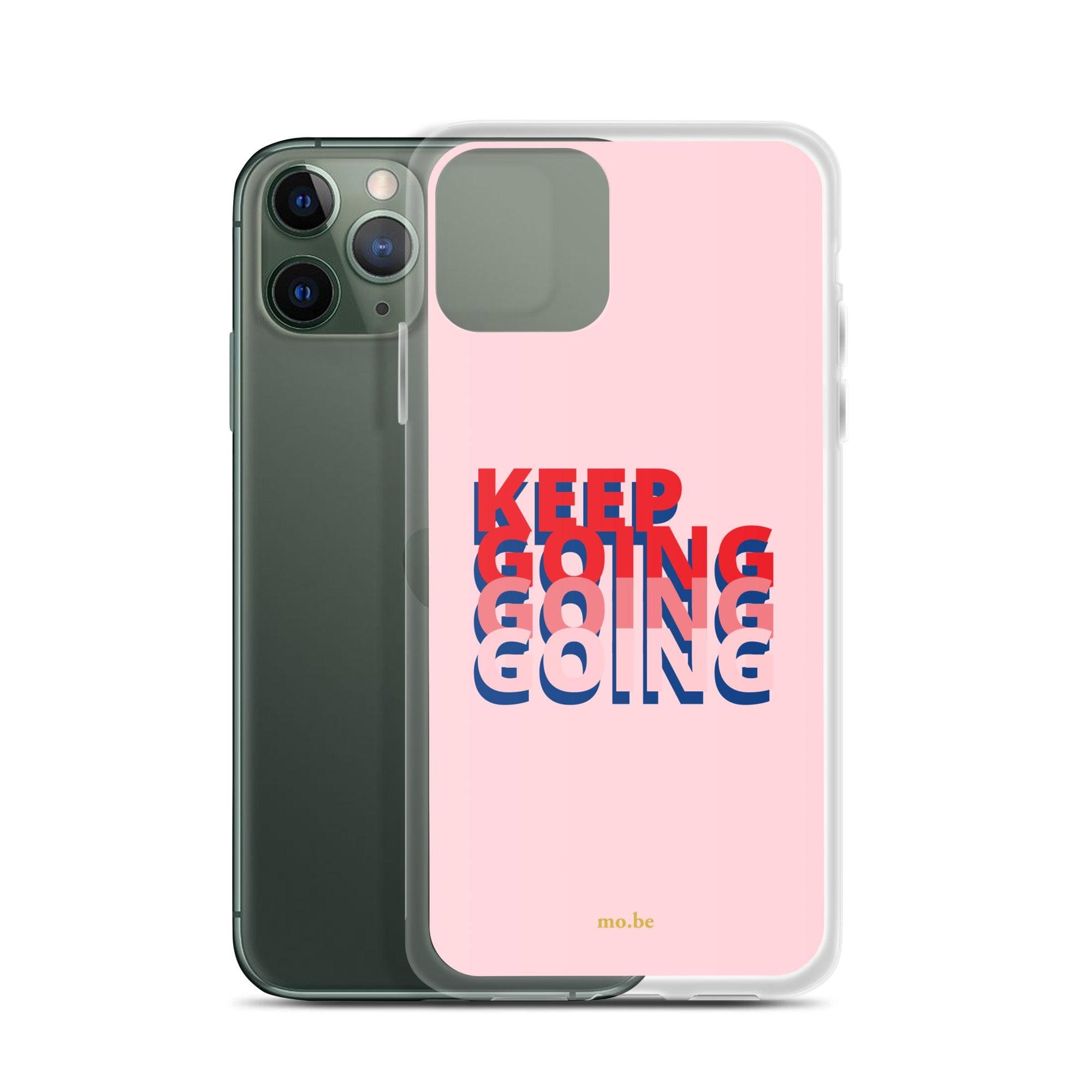 Keep Going Clear Case for iPhone® - mo.be