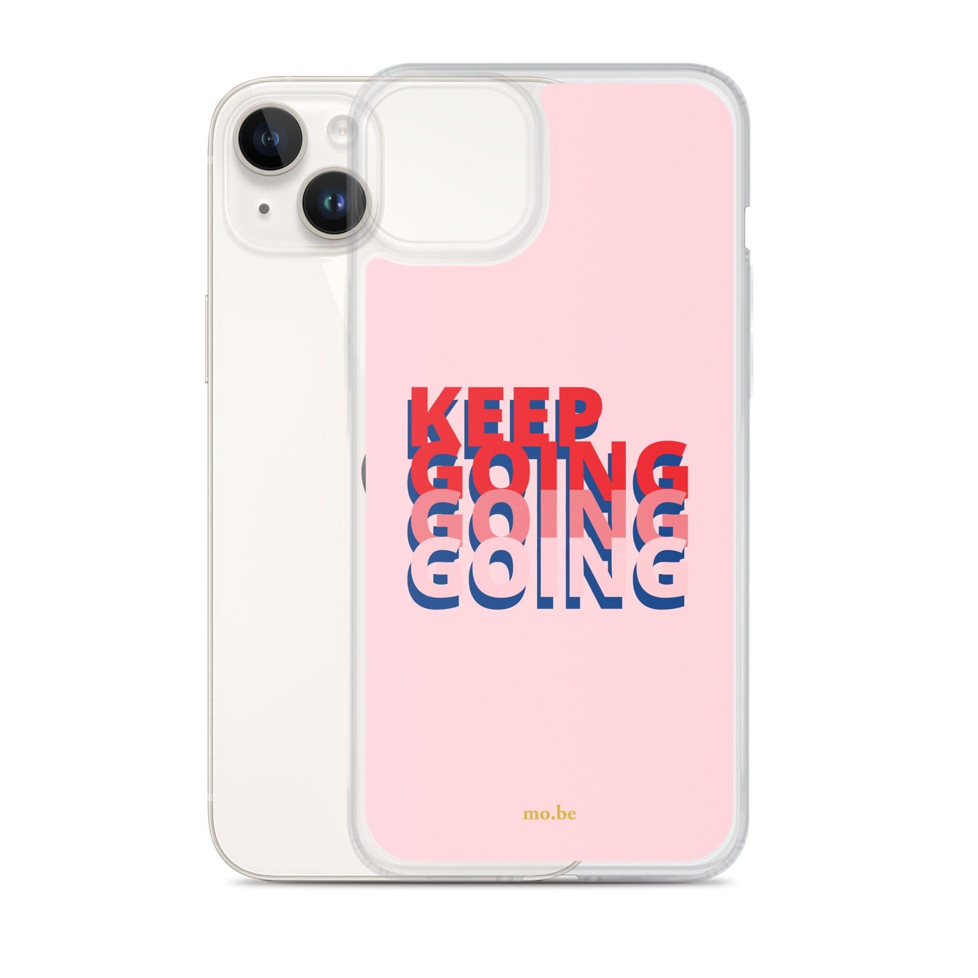 Keep Going Clear Case for iPhone® - mo.be
