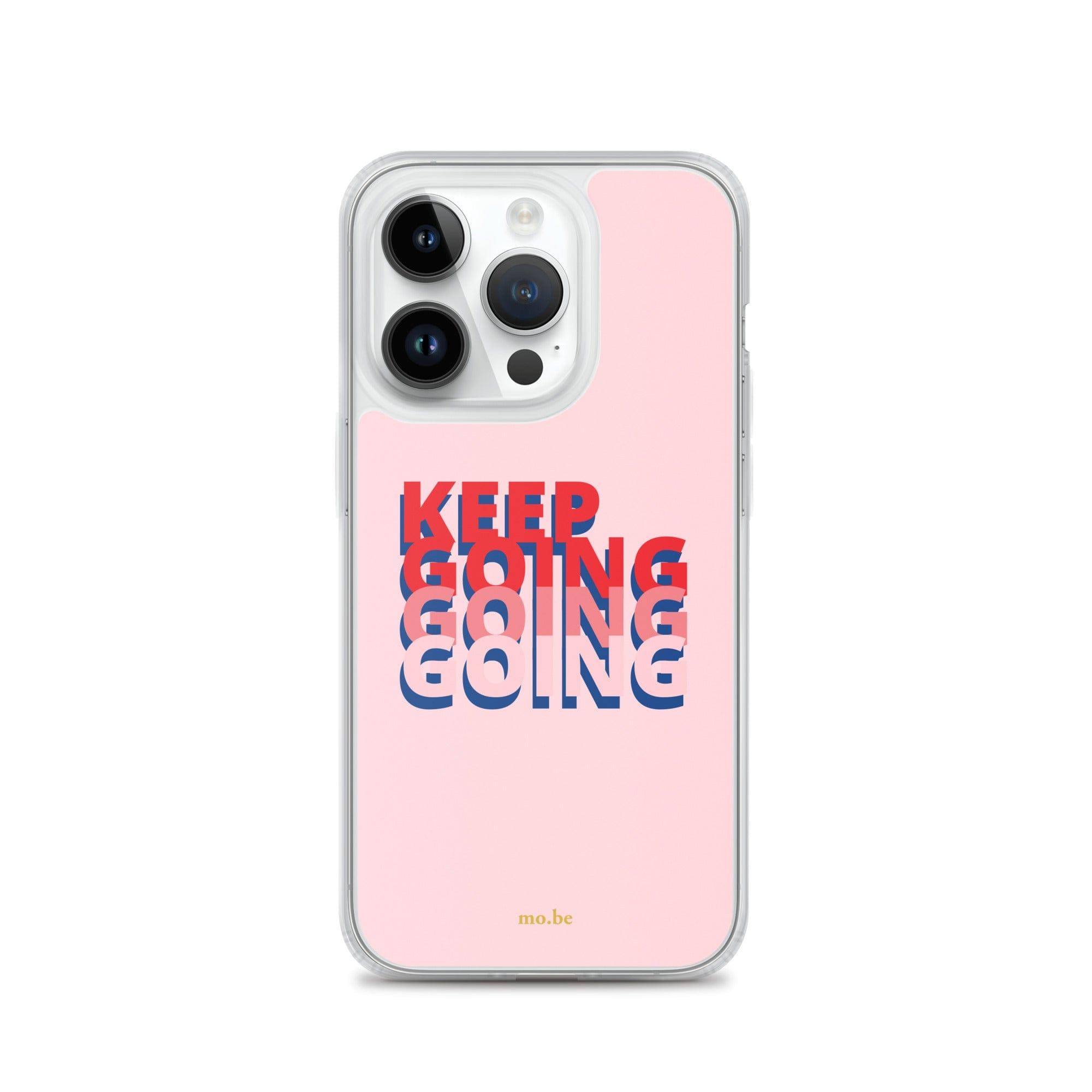 Keep Going Clear Case for iPhone® - mo.be
