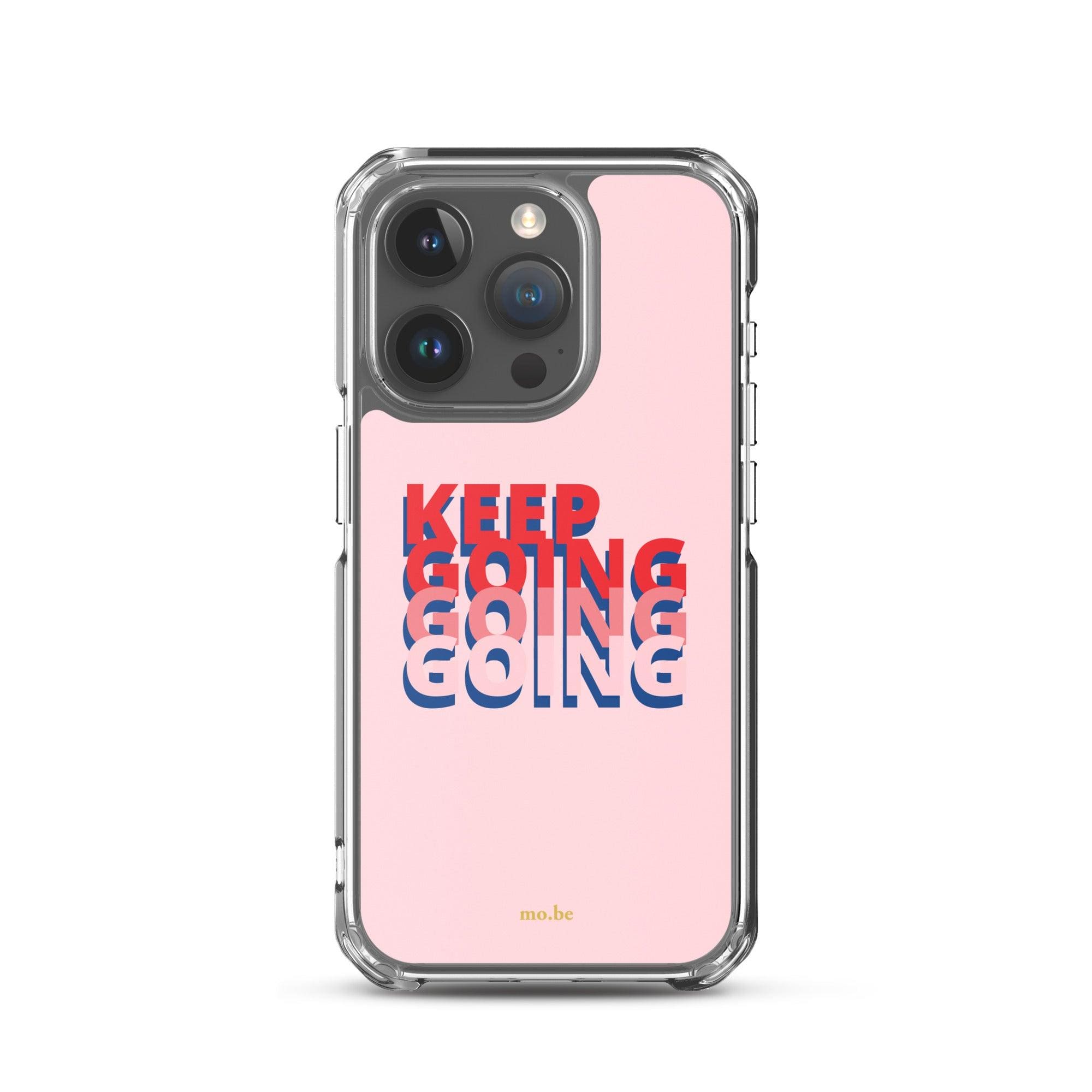 Keep Going Clear Case for iPhone® - mo.be