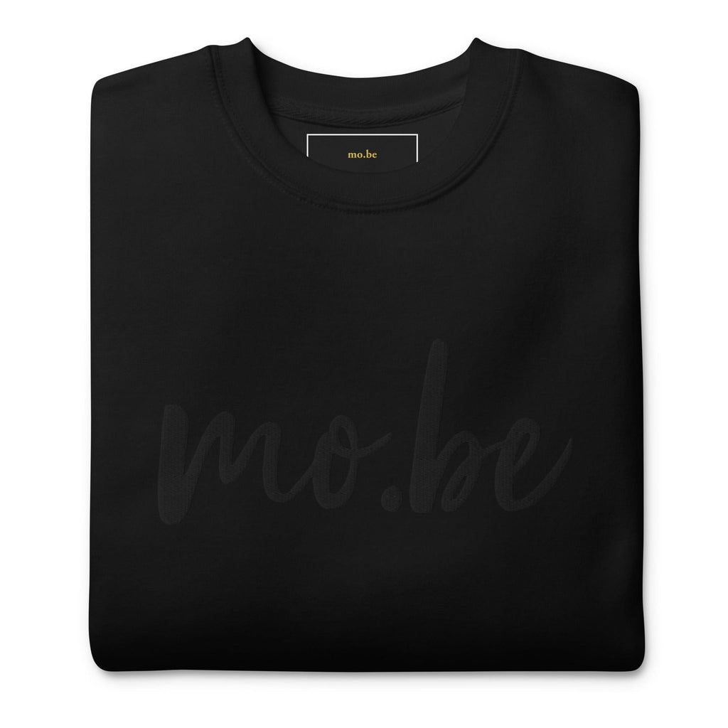 matte mo.be embroidered sweatshirt - mo.be