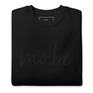 matte mo.be embroidered sweatshirt - mo.be