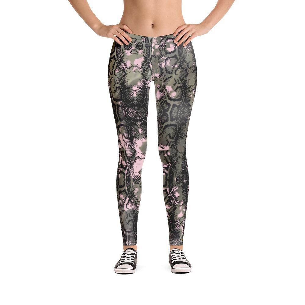 Snake print Leggings (dark) - mo.be