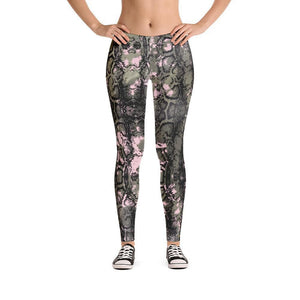 Snake print Leggings (dark) - mo.be