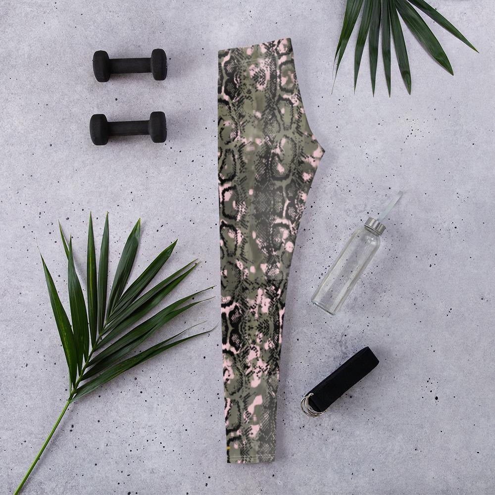 Snake print Leggings (dark) - mo.be