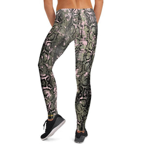 Snake print Leggings (dark) - mo.be