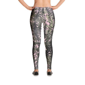 Snake print Leggings (dark) - mo.be