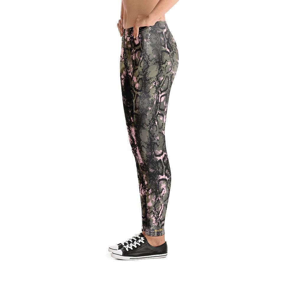 Snake print Leggings (dark) - mo.be