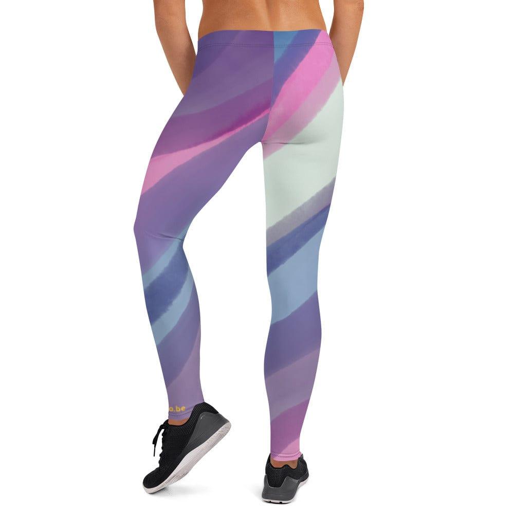 mo.be purple wave Leggings - mo.be