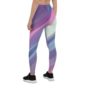 mo.be purple wave Leggings - mo.be