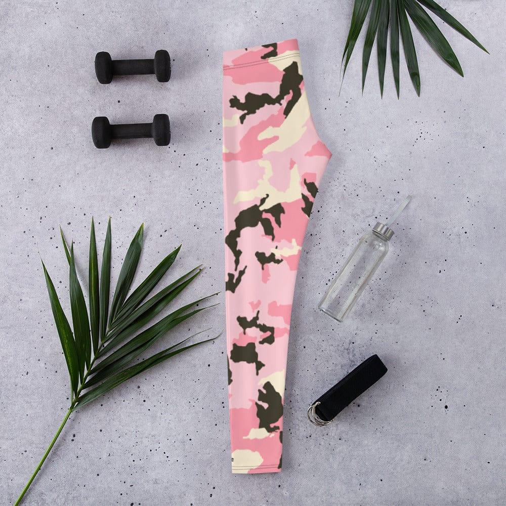 mo.be pink camo Leggings - mo.be