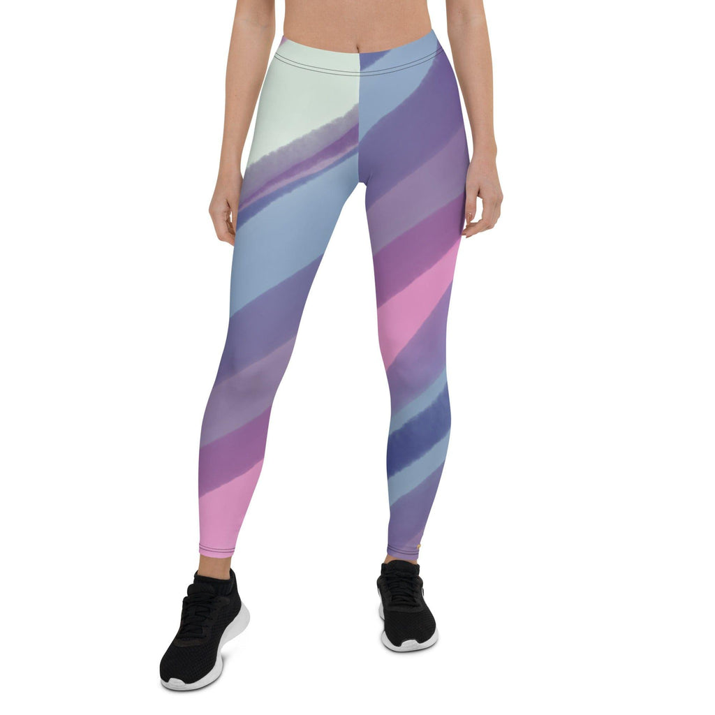 mo.be purple wave Leggings - mo.be