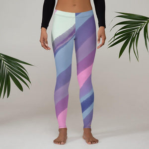 mo.be purple wave Leggings - mo.be