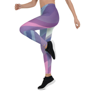 mo.be purple wave Leggings - mo.be