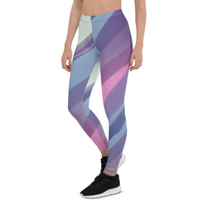 mo.be purple wave Leggings - mo.be