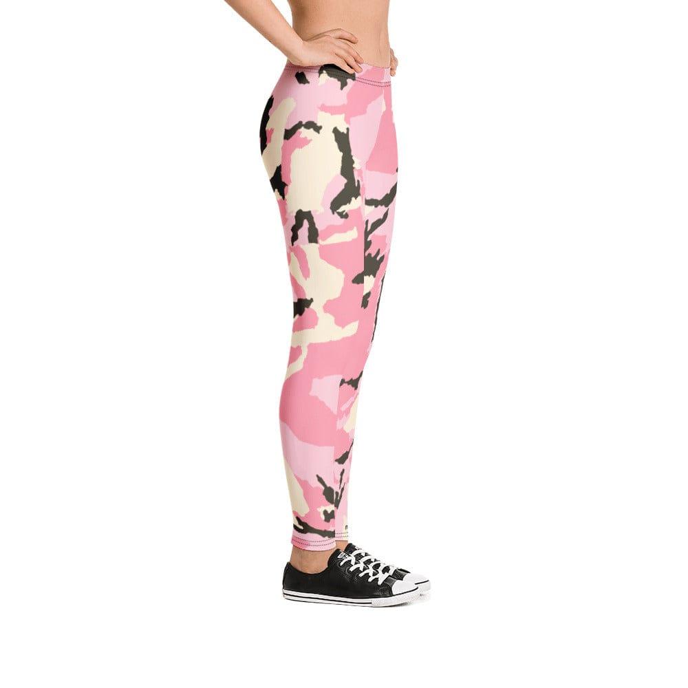 mo.be pink camo Leggings - mo.be