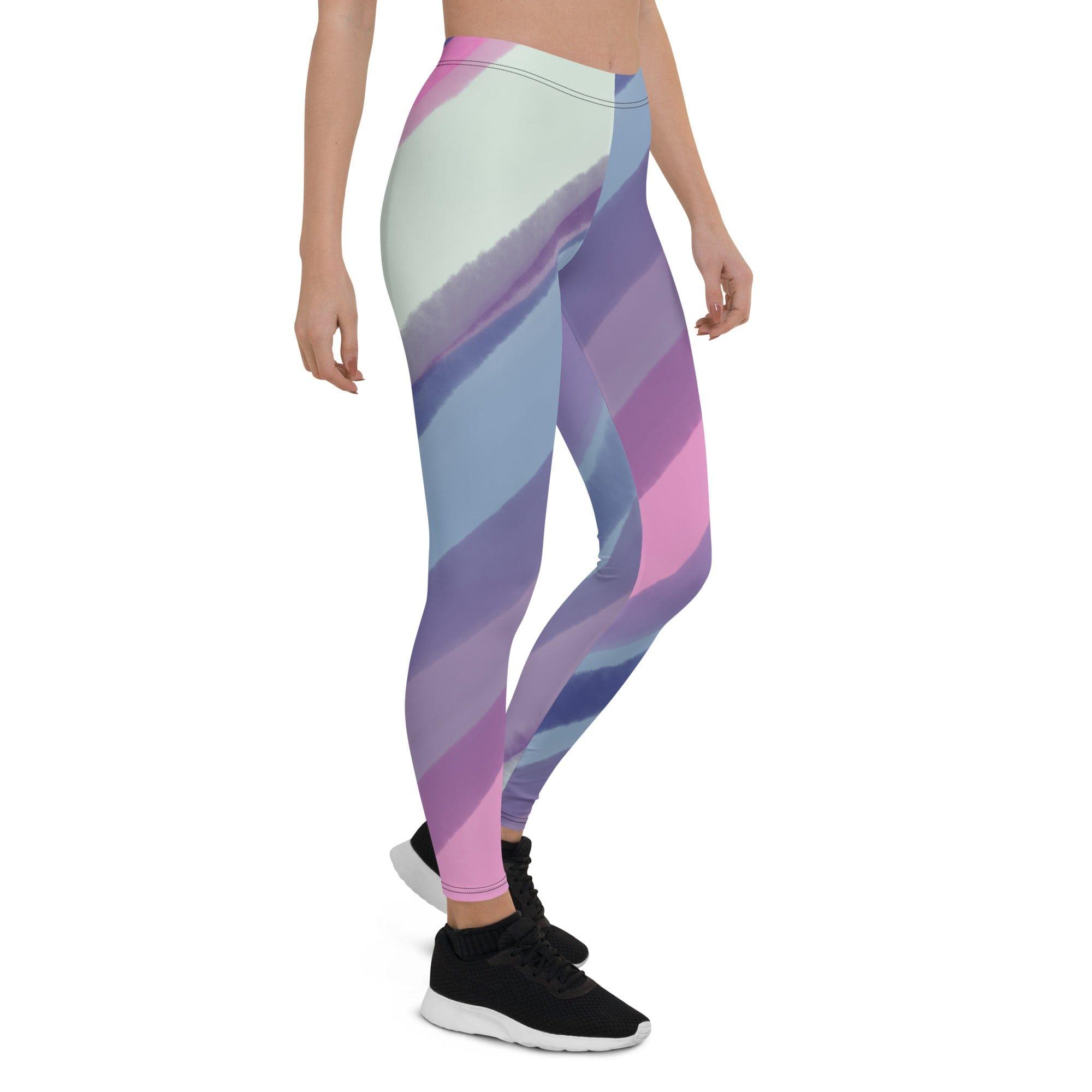 mo.be purple wave Leggings - mo.be