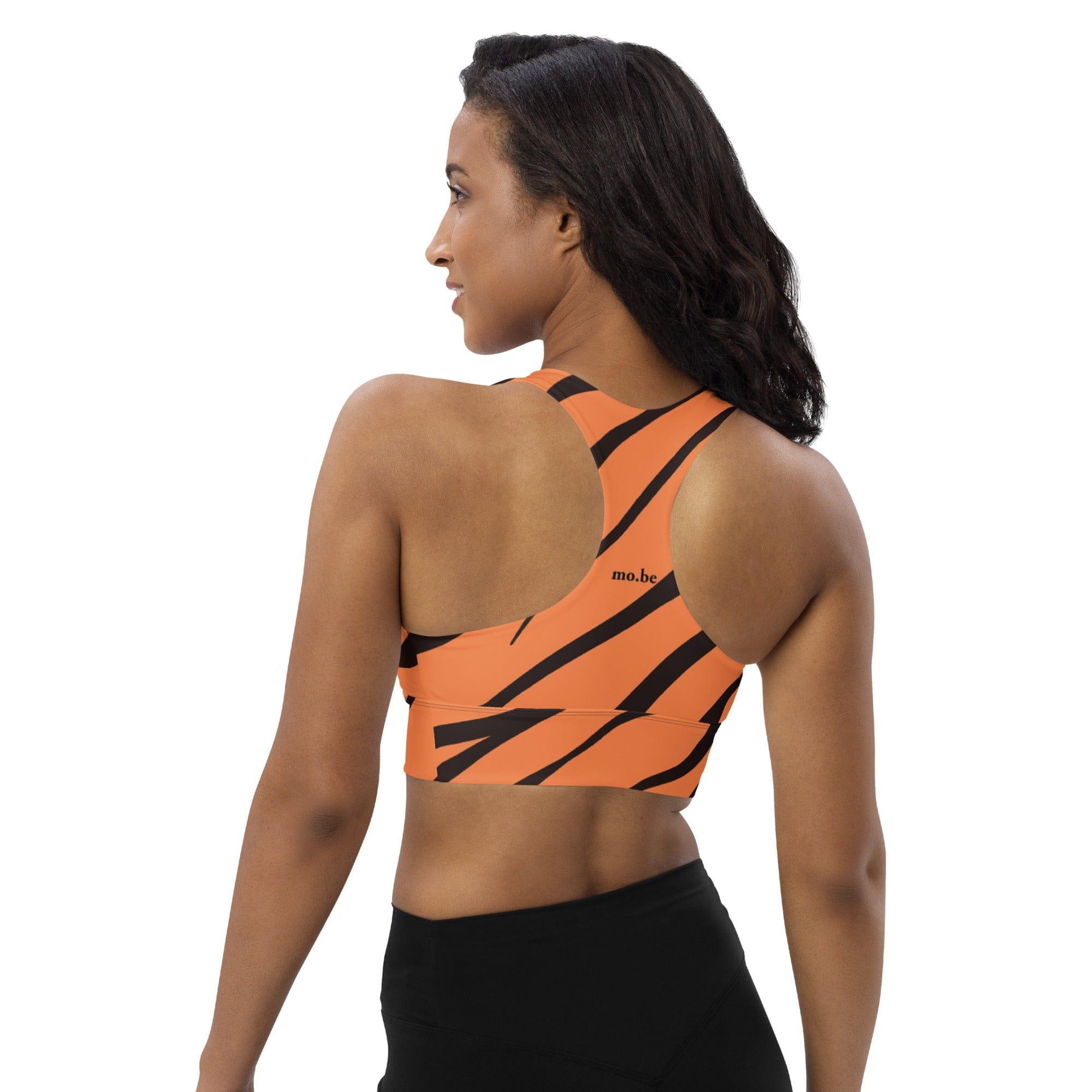 mo.be tiger Longline sports bra - mo.be