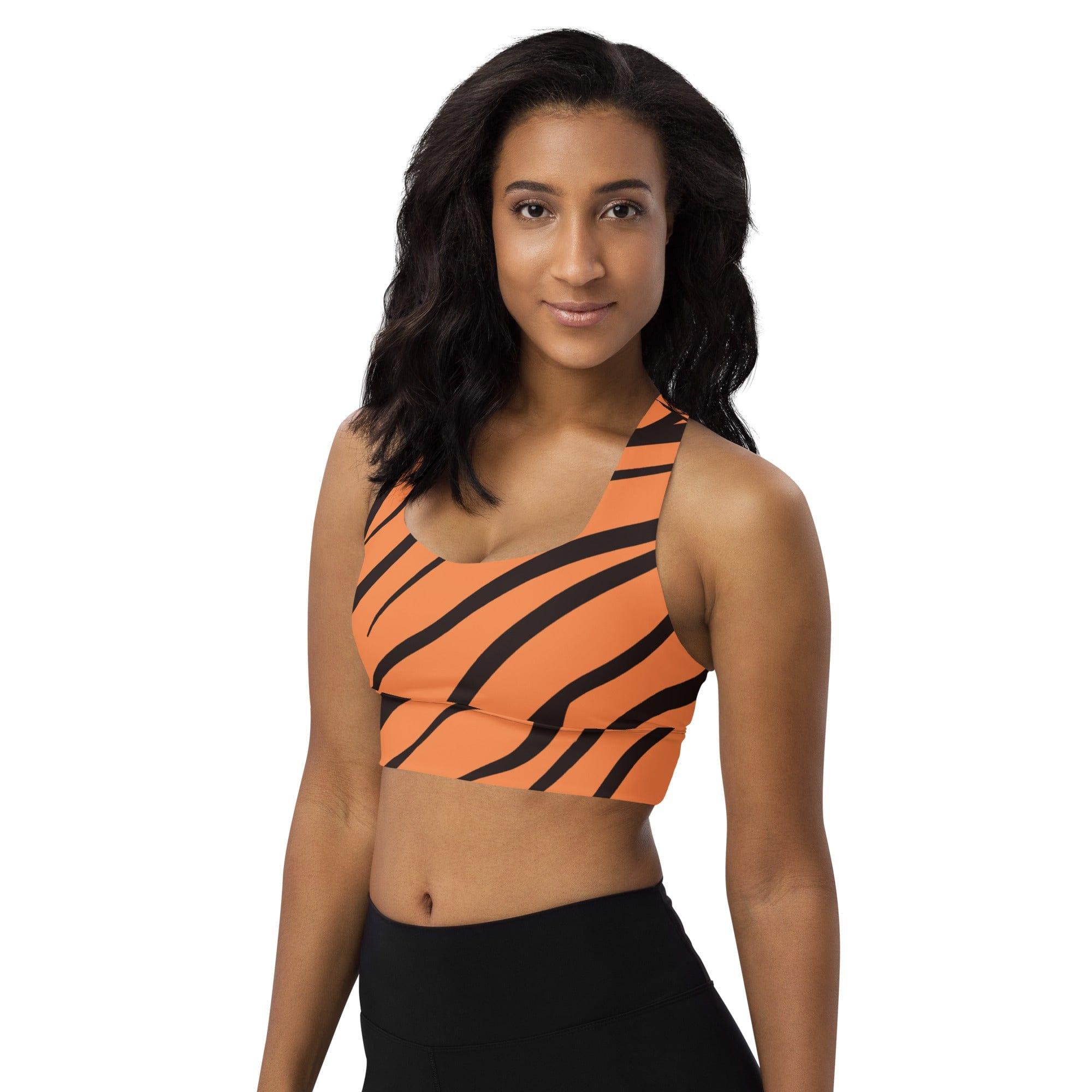mo.be tiger Longline sports bra - mo.be