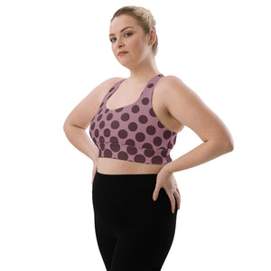 mo.be polka Longline sports bra - mo.be