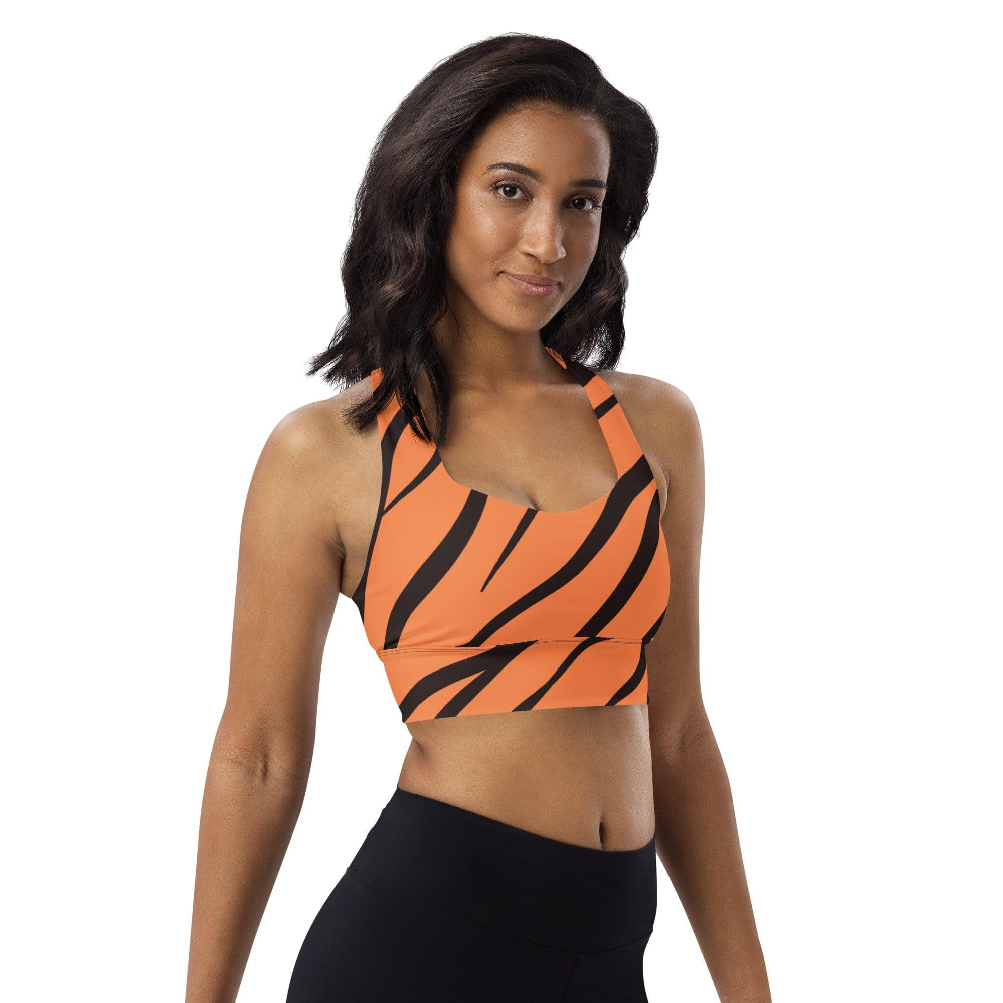mo.be tiger Longline sports bra - mo.be