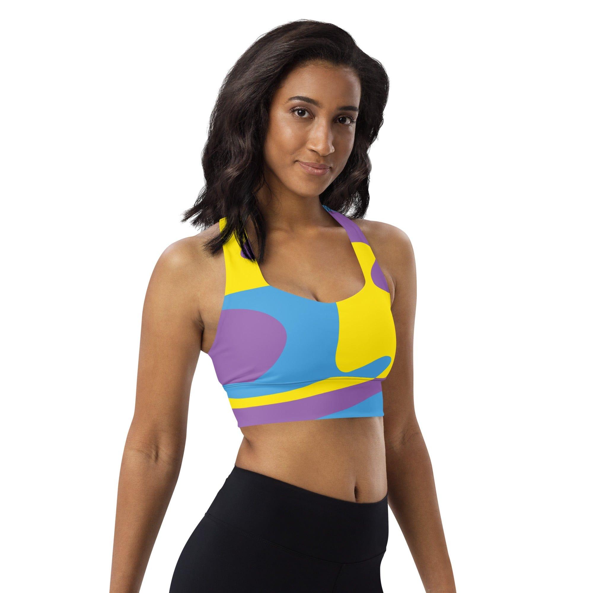 mo.be wave Longline sports bra - mo.be