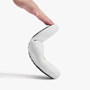 mo.be classic cotton slippers - white - mo.be