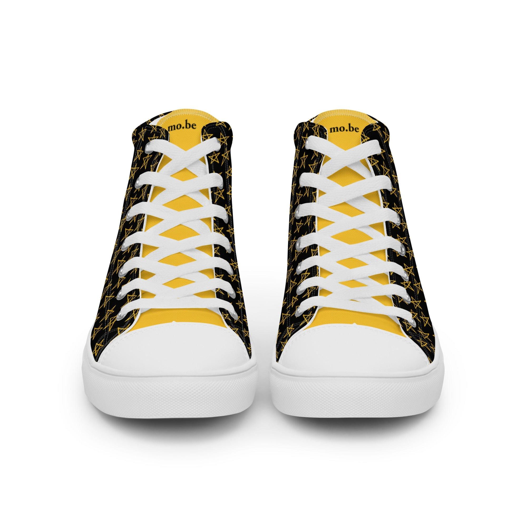 mo.be starboy high top canvas shoes - mo.be