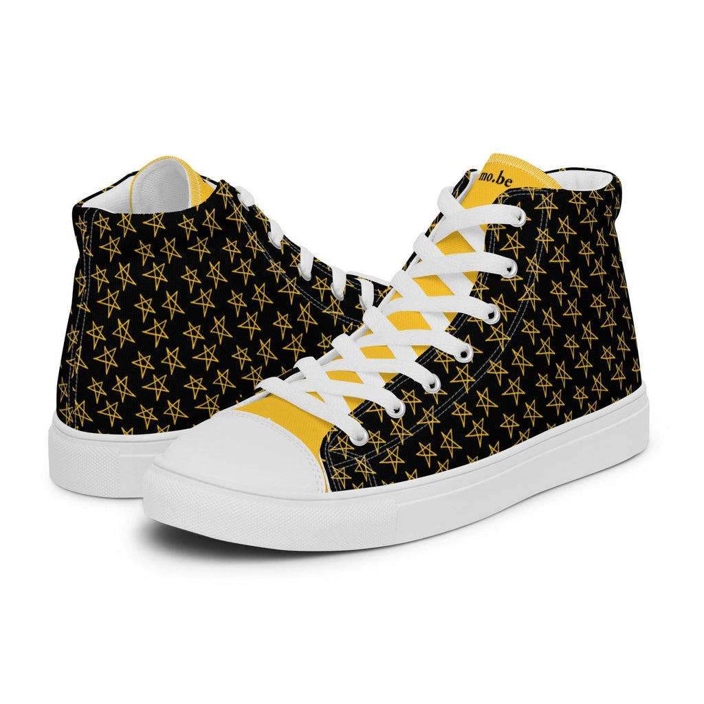 mo.be starboy high top canvas shoes - mo.be