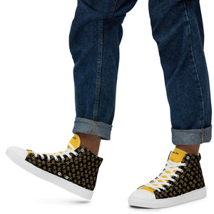 mo.be starboy high top canvas shoes - mo.be