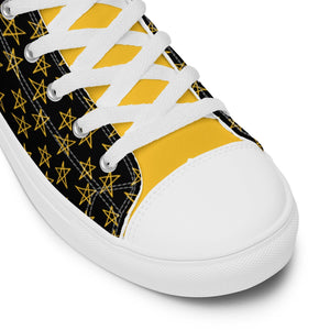 mo.be starboy high top canvas shoes - mo.be