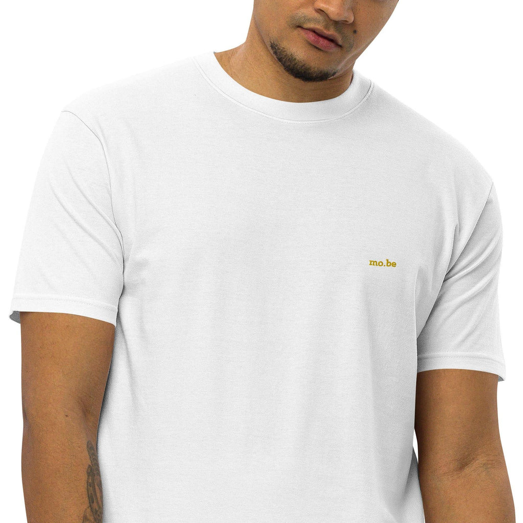 mo.be premium embroidered tee - mo.be
