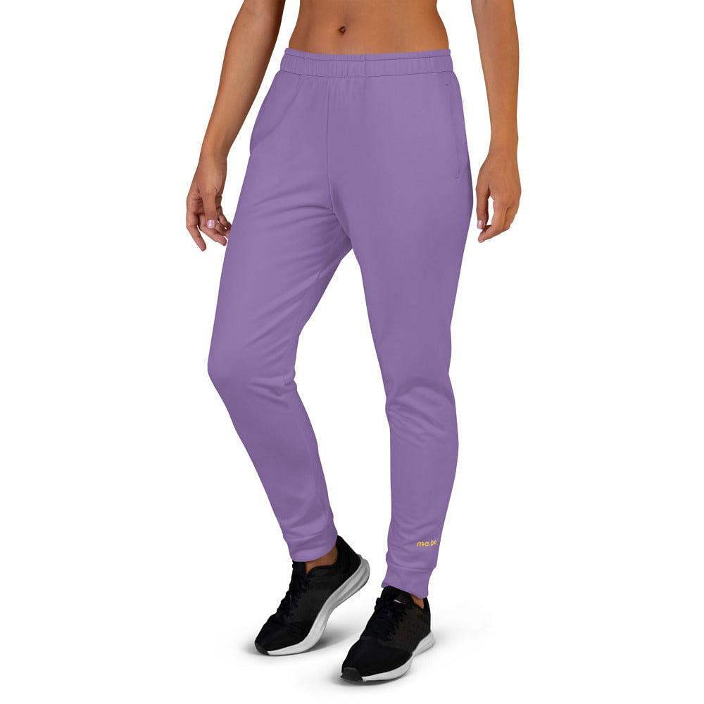 women's purple joggers - mo.be