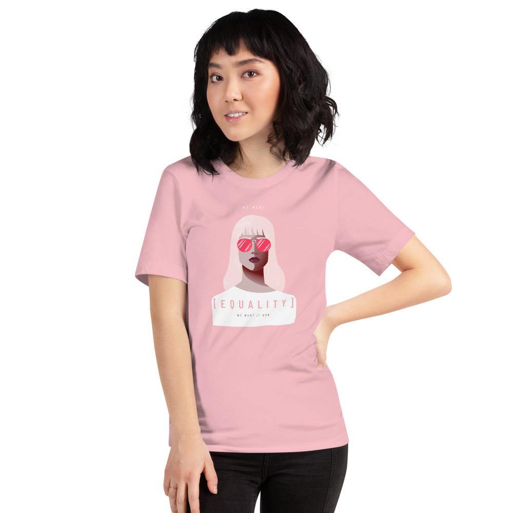 we want equality now women's t-shirt - mo.be