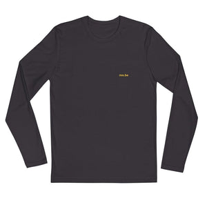 men's mo.be fitted long sleeve t-shirt - mo.be