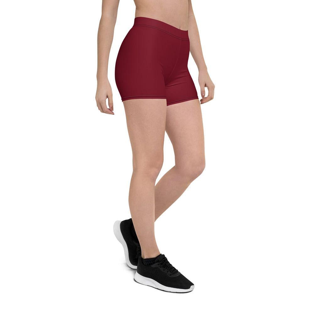 mo.be.fit women's red shorts - mo.be