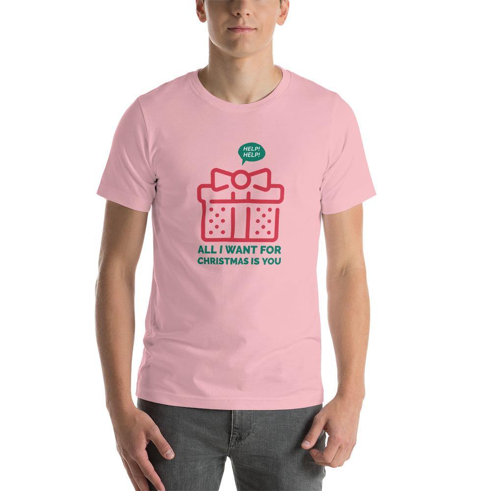 all I want for Christmas t-shirt - mo.be