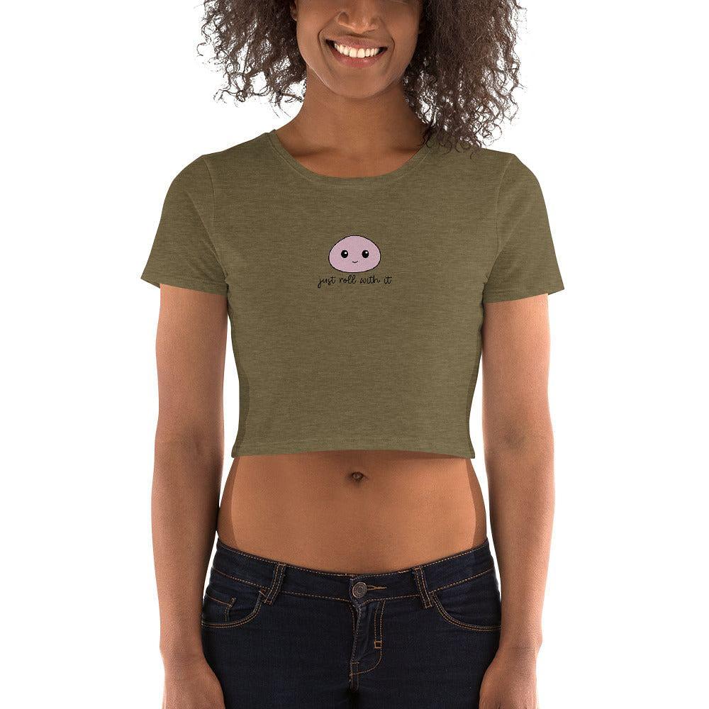 roll with it women's crop top - mo.be