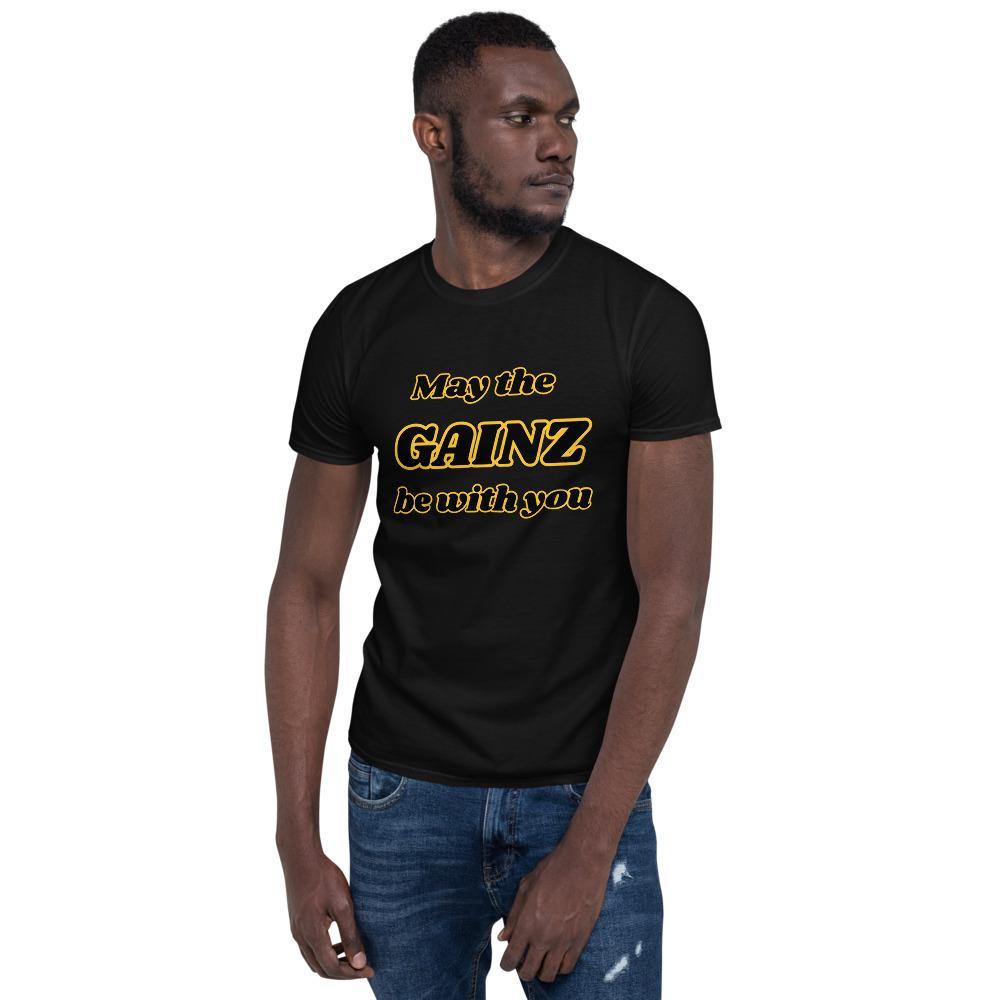 may the gainz be with you t-shirt - mo.be