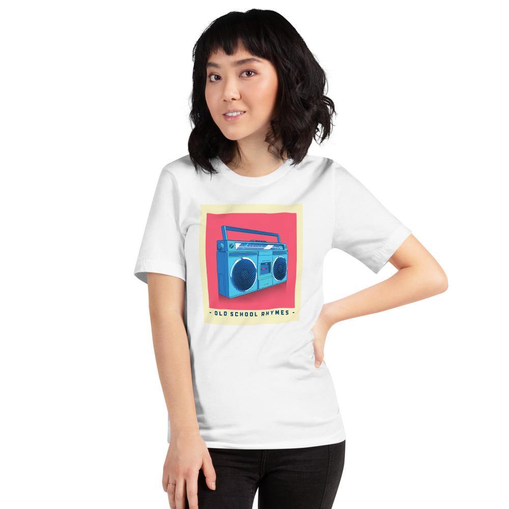 old school rhymes women's t-shirt - mo.be