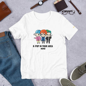 k-pop in your area women's t-shirt - mo.be