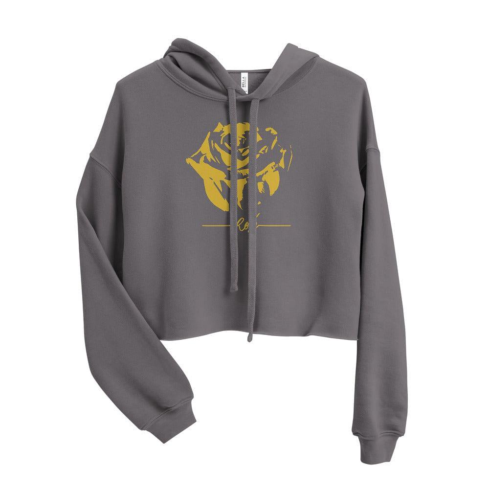 rose women's cropped hoodie - mo.be