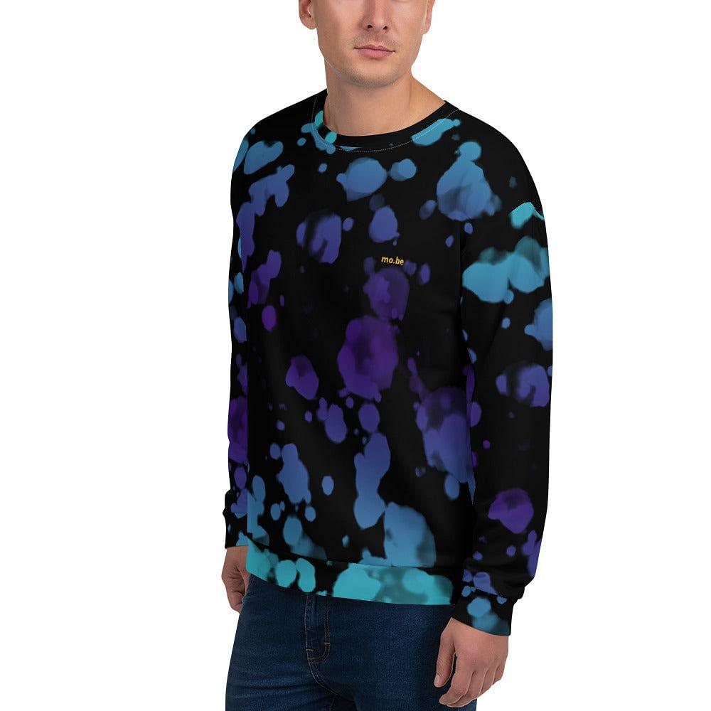 night with purple rain men's sweatshirt - mo.be