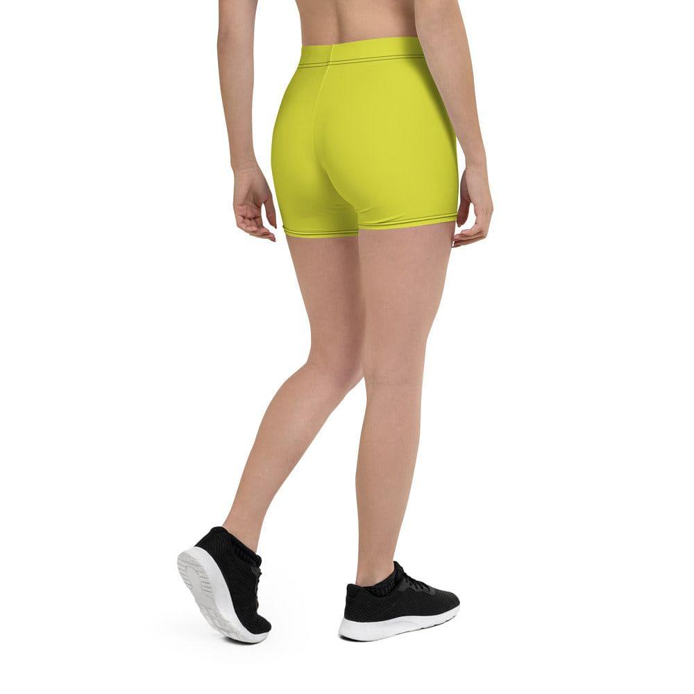 mo.be.fit lime women's shorts - mo.be