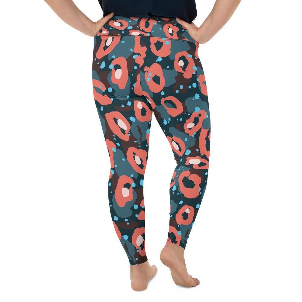 leopard curve leggings - mo.be