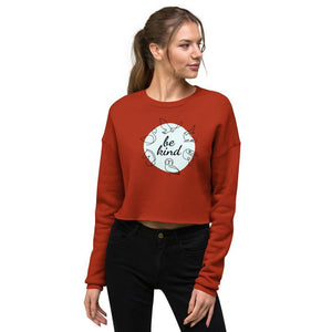 be kind crop sweatshirt - mo.be