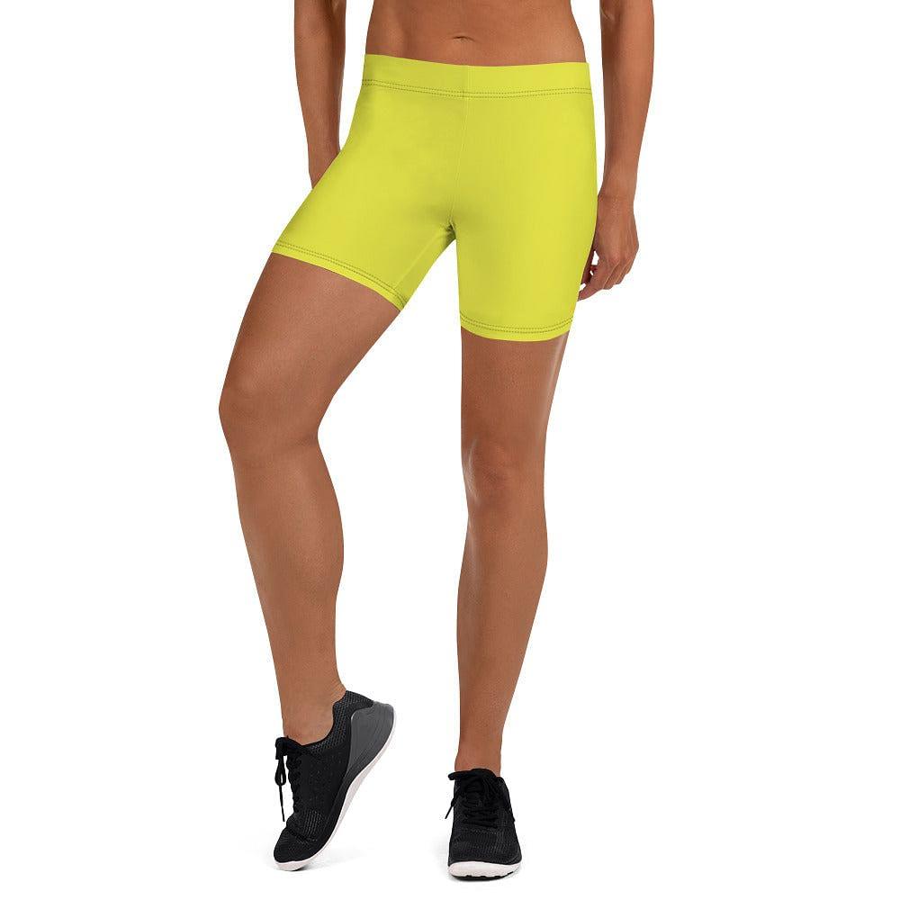 mo.be.fit lime women's shorts - mo.be