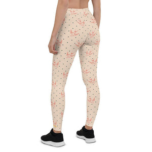 pink flyers women's leggings - mo.be